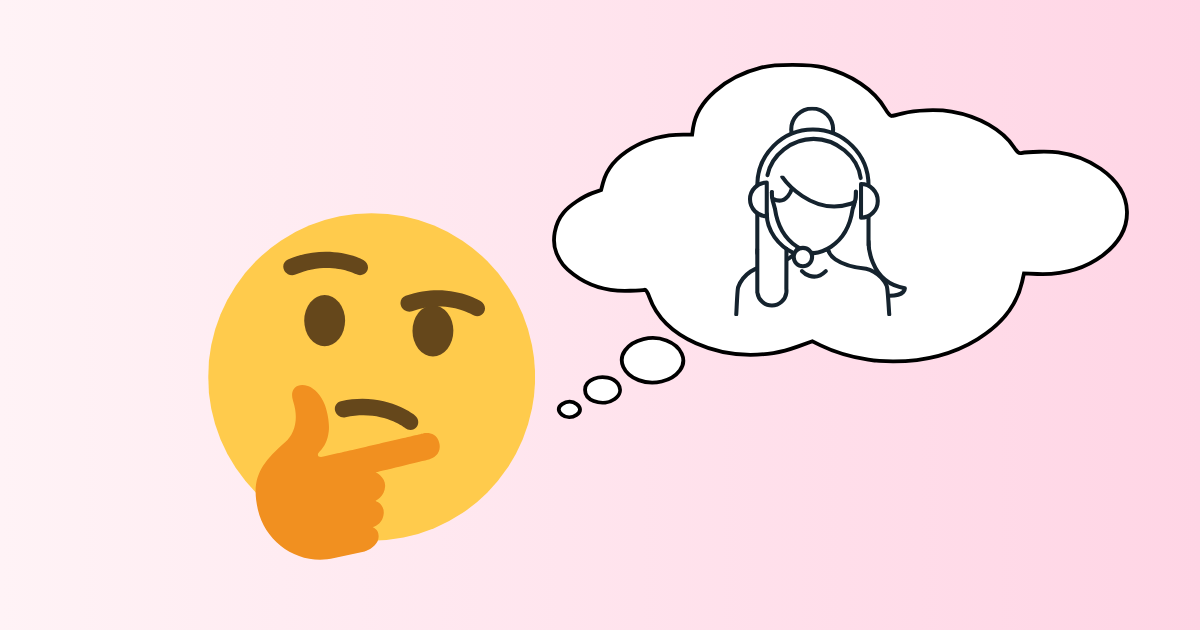 ポッドキャストのことを考えている人のイラスト